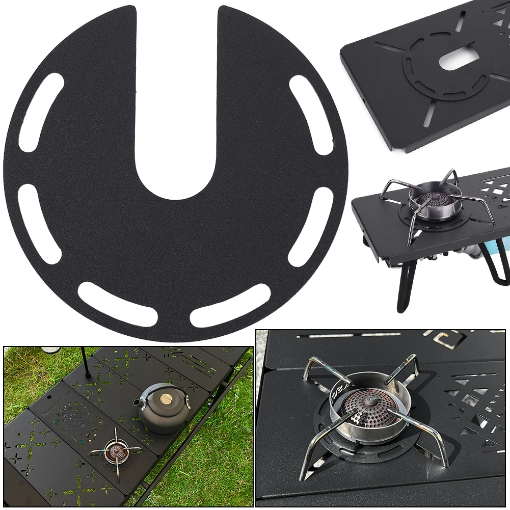 Camping IGT Table Board Kitchen Stainless Steel Table Board Camping Equipment Storage Bag Included for SOTO Spider Stove