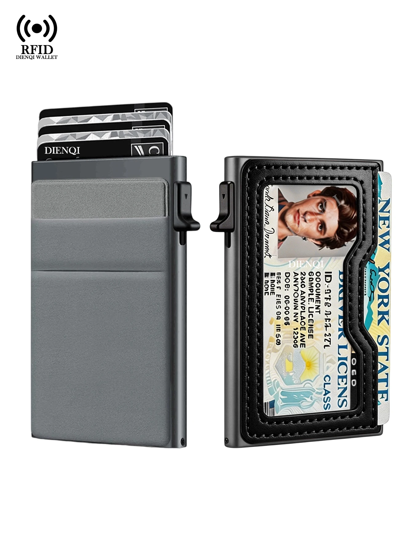 Money Bag Card Wallet Money Clips Slim Minimalist Pop Up Card Holders Rfid Smart Wallets Id Window Mini Bags Luxury Wallet Men