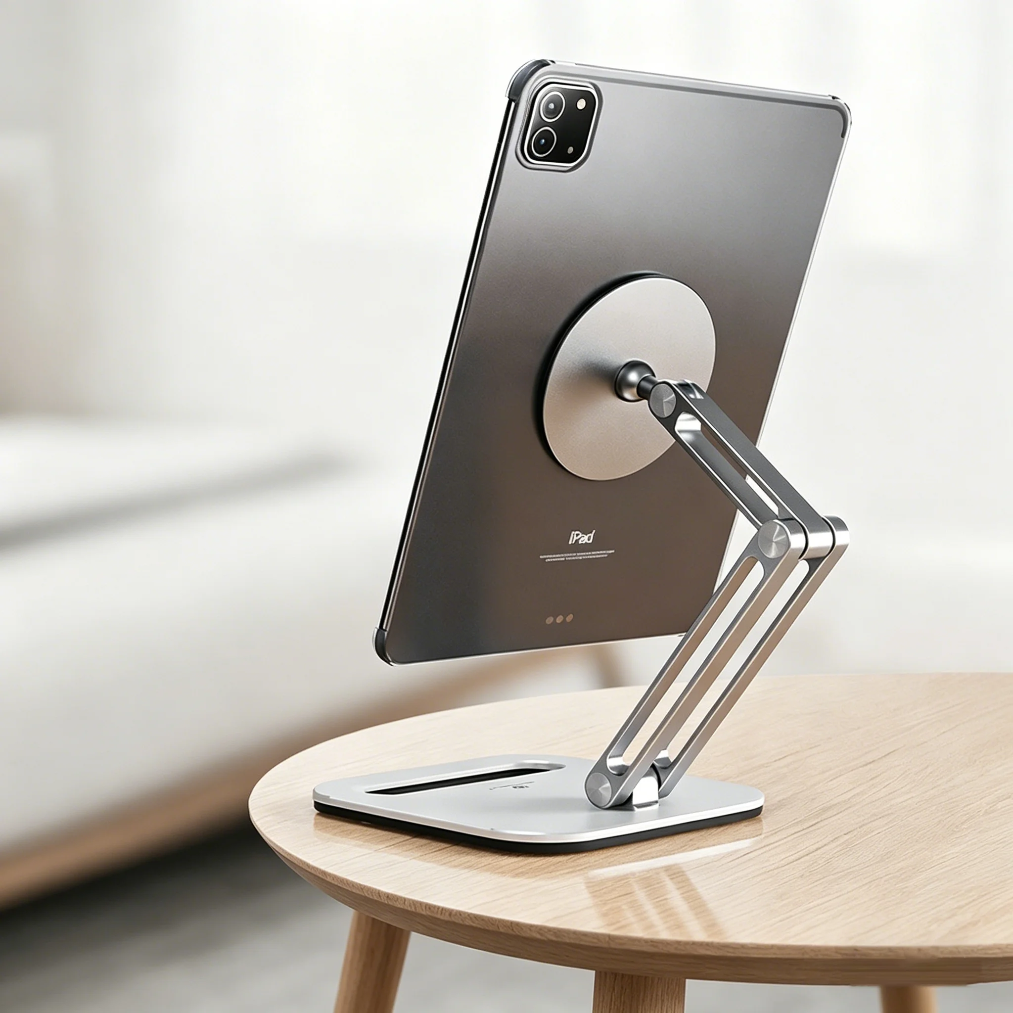 boneruy-c47-double-pole-folding-metal-stand-for-watching-dramas-online-classes-learning-desktop-tablet-magnetic-portable-stand