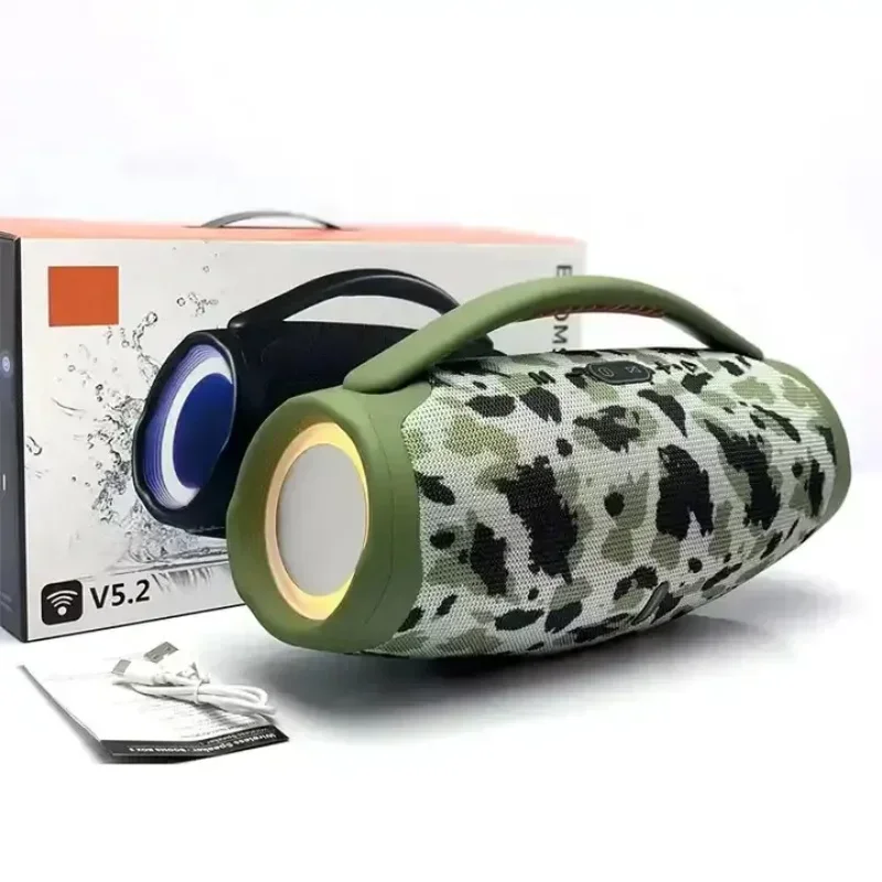 2025 TF/USB/AUX TWS عالية الطاقة في الهواء الطلق صندوق الصوت مضخم صوت محمول دي سوم سمّاعات بلوتوث ثلاثية الأبعاد ستيريو مركز الموسيقى المحيطي #6