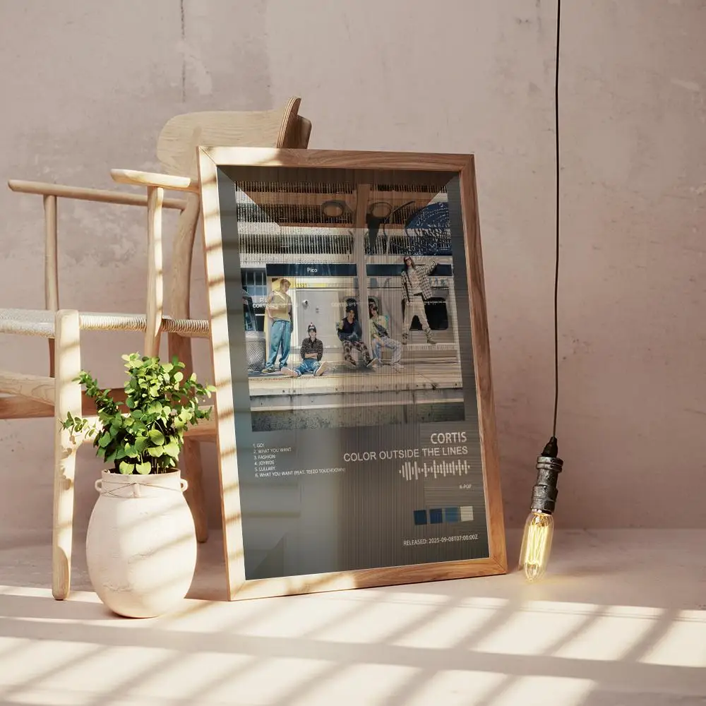 Póster de C-CORTIS, cubierta de álbum de música de rapero Pop, estampado estético de Hip Hop Rock, arte de pared, decoración de habitación, regalo