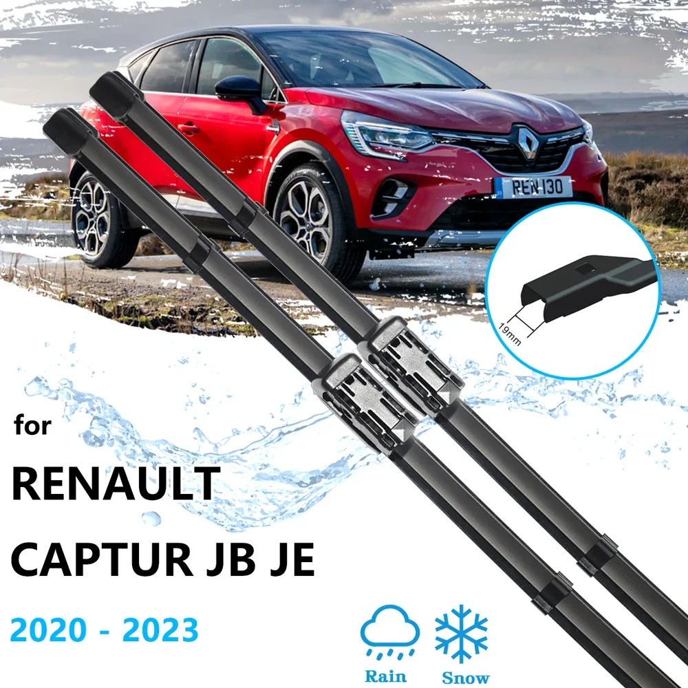 

2x For Renault Captur Mitsubishi ASX XJB HJB HJE MK2 2020~2023 Front Rear Wiper Blades Set Windshield Windows Auto Accessories