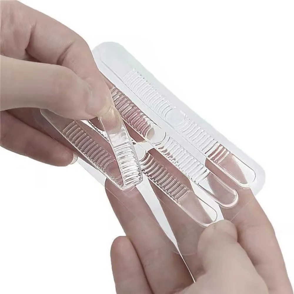 Transparent Silicone Heel Stickers Anti-friction Anti-wear Thin Strip Heel Strips Soft Invisible High Heel Shoe Strap Sticker view 4