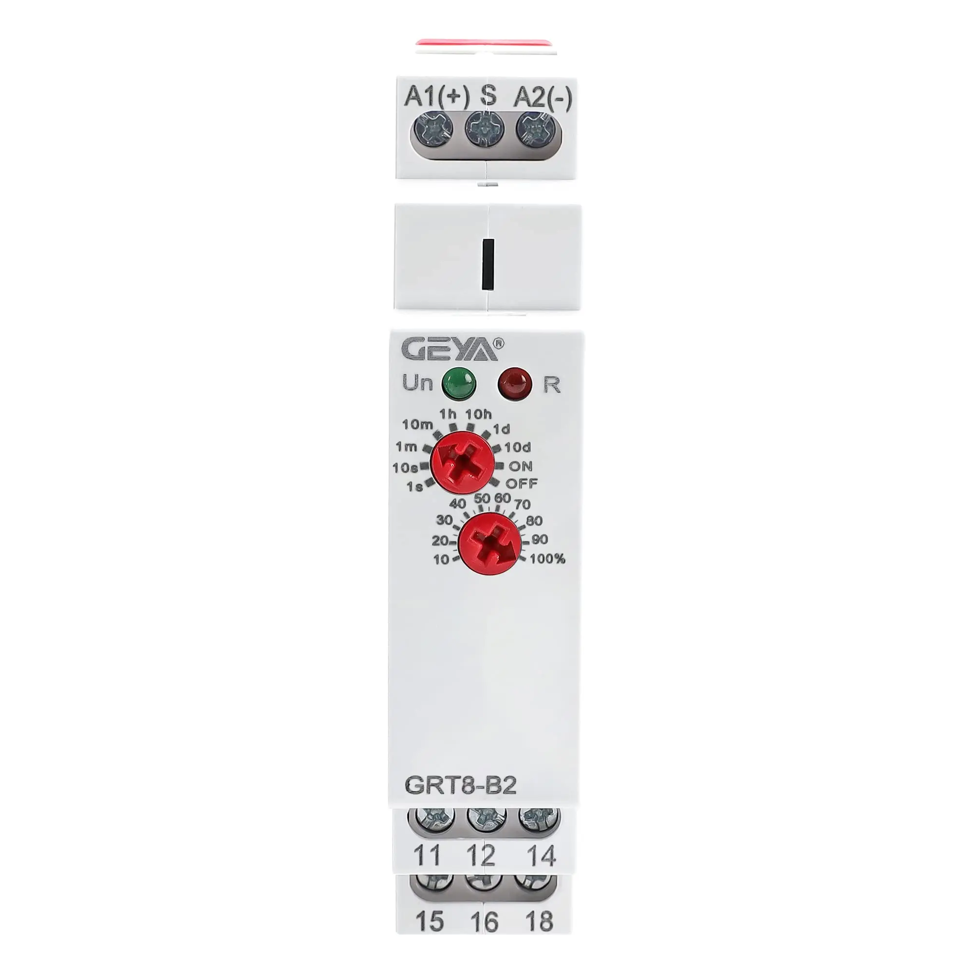 

GRT8-B2 Delay Off Single Function Time Relay Electronic 2 Outputs 16A AC DC12V-20V GRT8-B2 AC/DC12V-20V