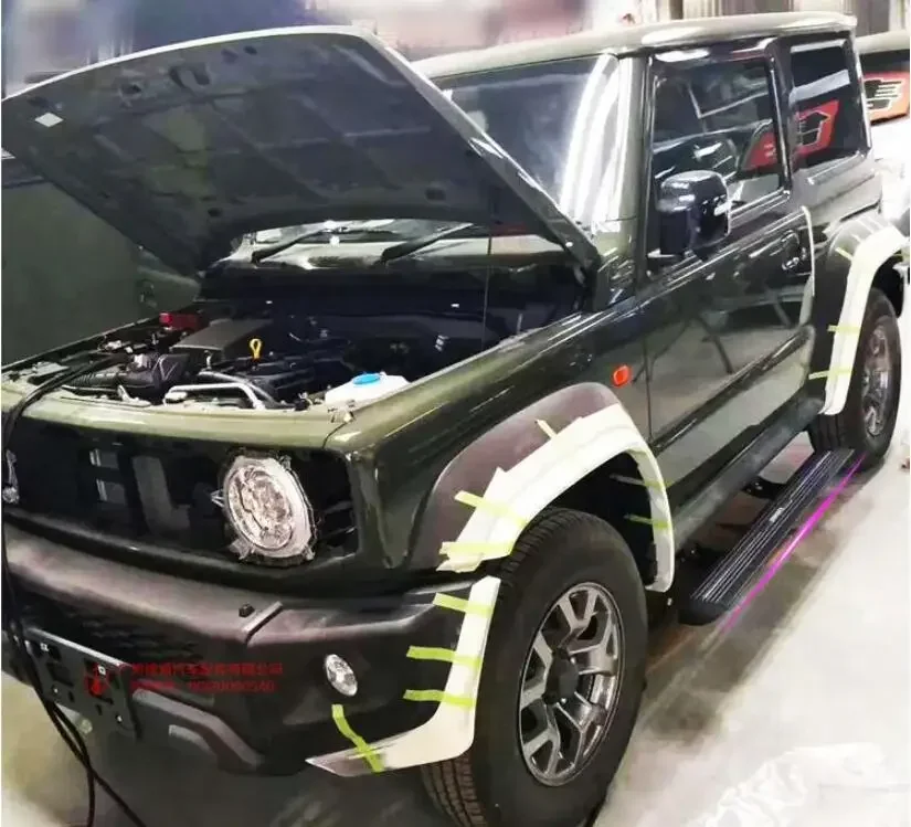 Wysoka jakość dla Suzuki Jimny JB33 JB43 JB64 JB74 2008-2023 pedał silnika elektrycznego deska do biegania boczny drążek schodowy Nerf