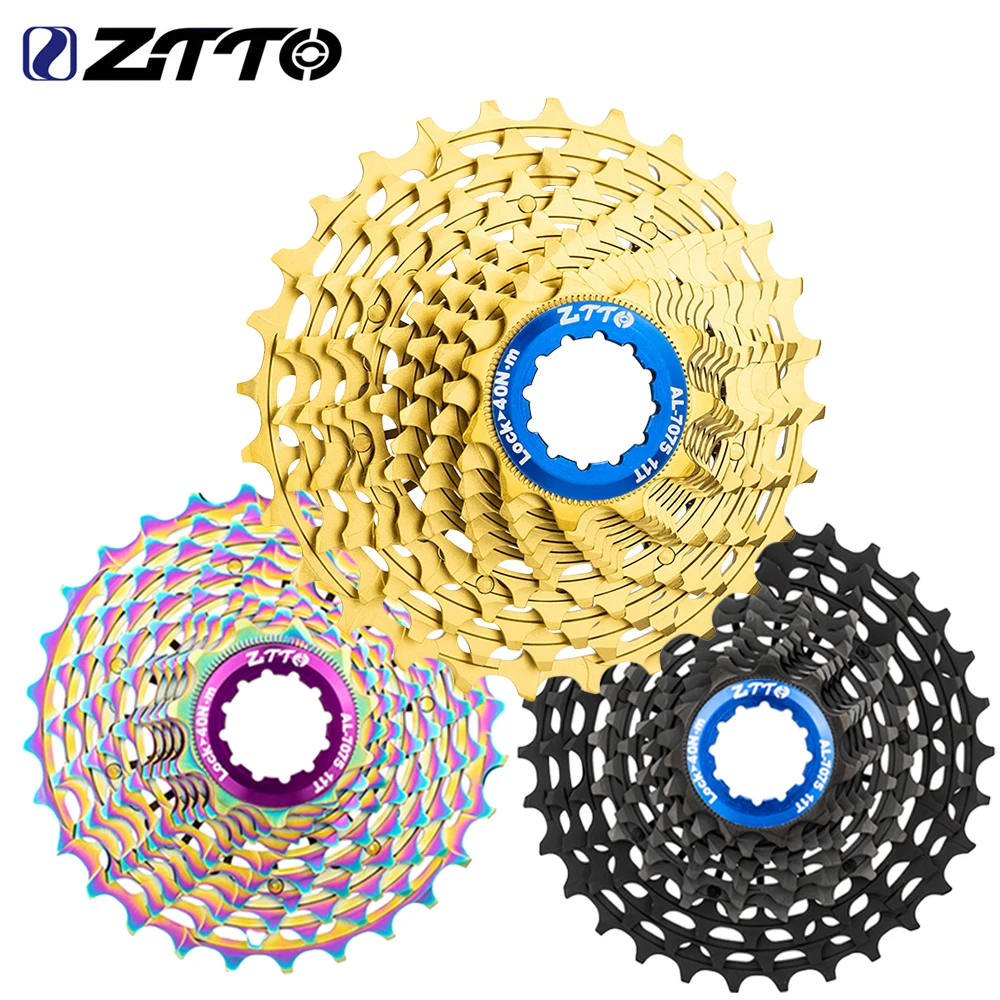 ZTTO Road Bike 11 Speed Flywheel 28/30/32/34/36T Ultra-lightweight Cassette 11 S Integrated Freewheel 11V Sprocket HG Structure