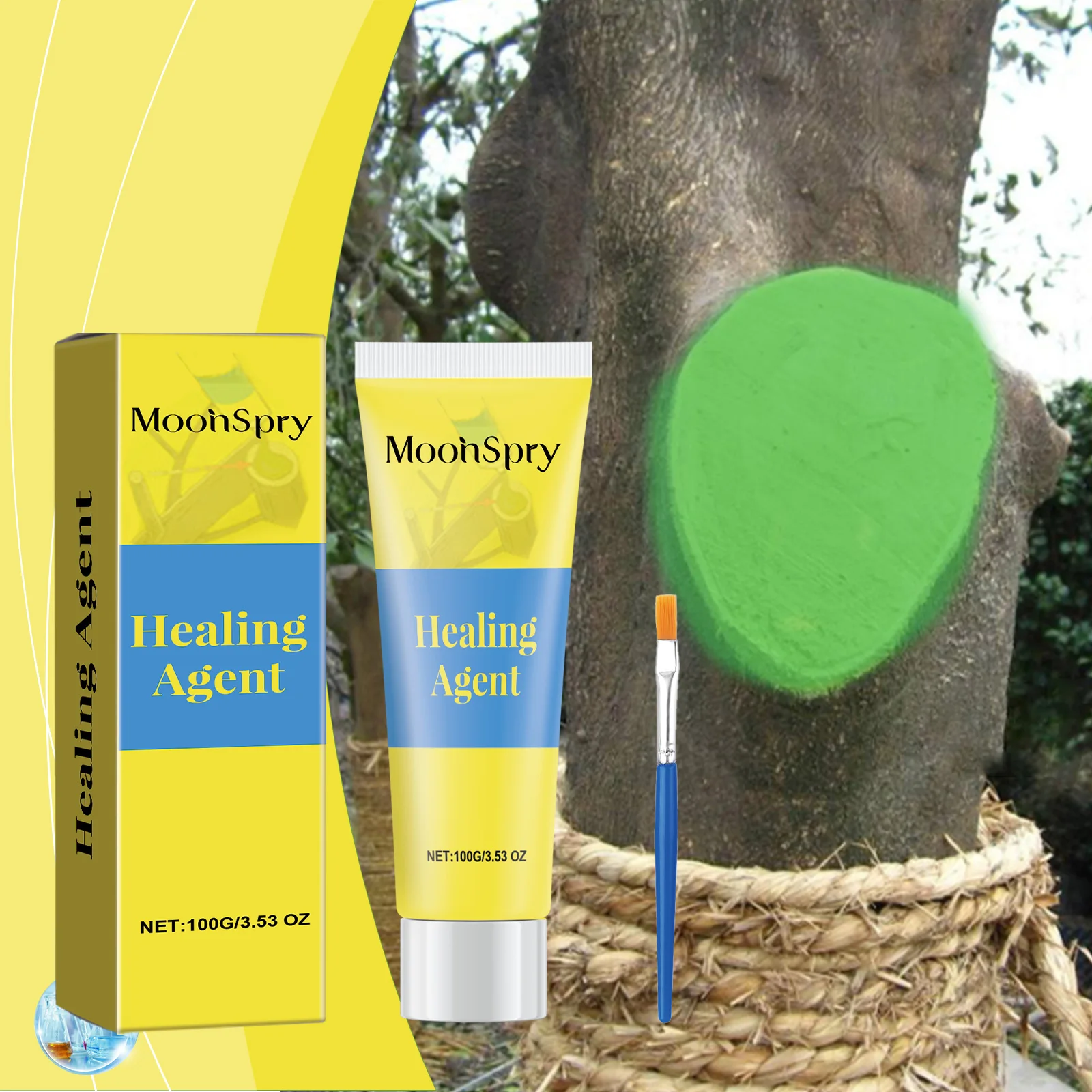 Tree Wound Repair Paste Plant Healing Agent for Fruit Trees Saplings Wood Care Tree Coating