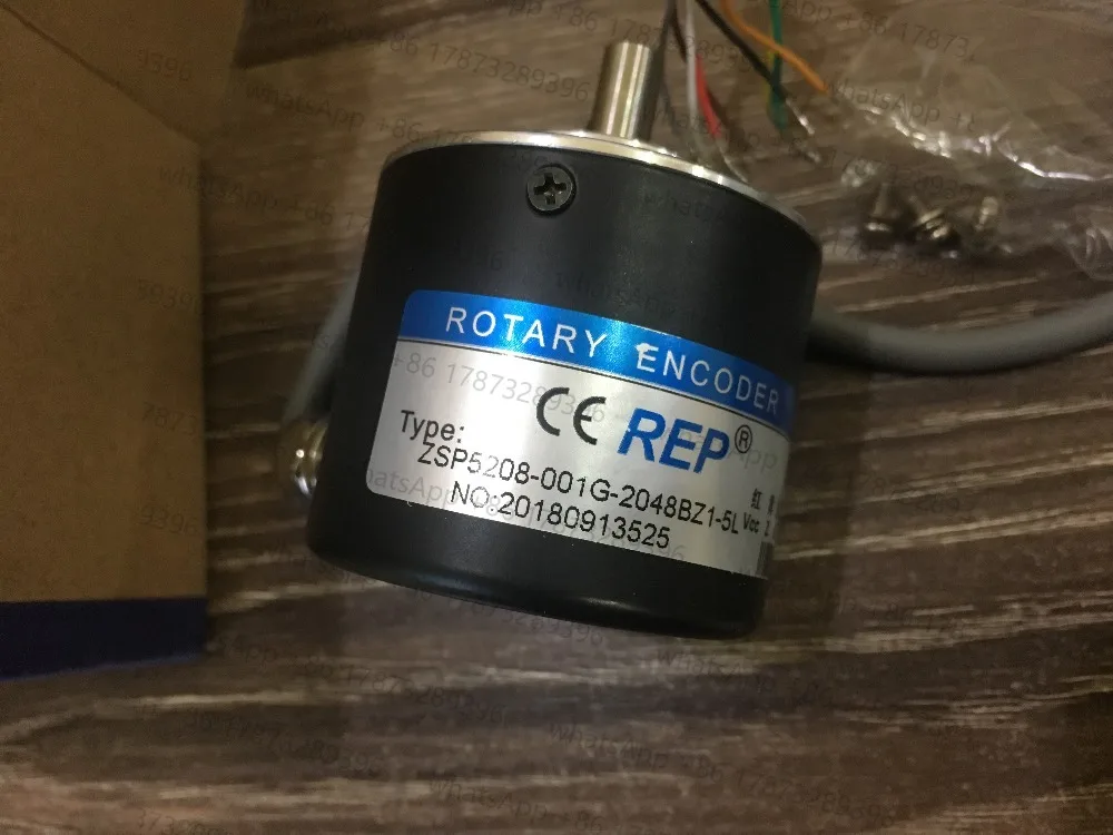 

REP Rip Anwar High ZSP5208-001G-2048BZ1-5L Photoelectric Rotary Encoder Pulse 2048 Line