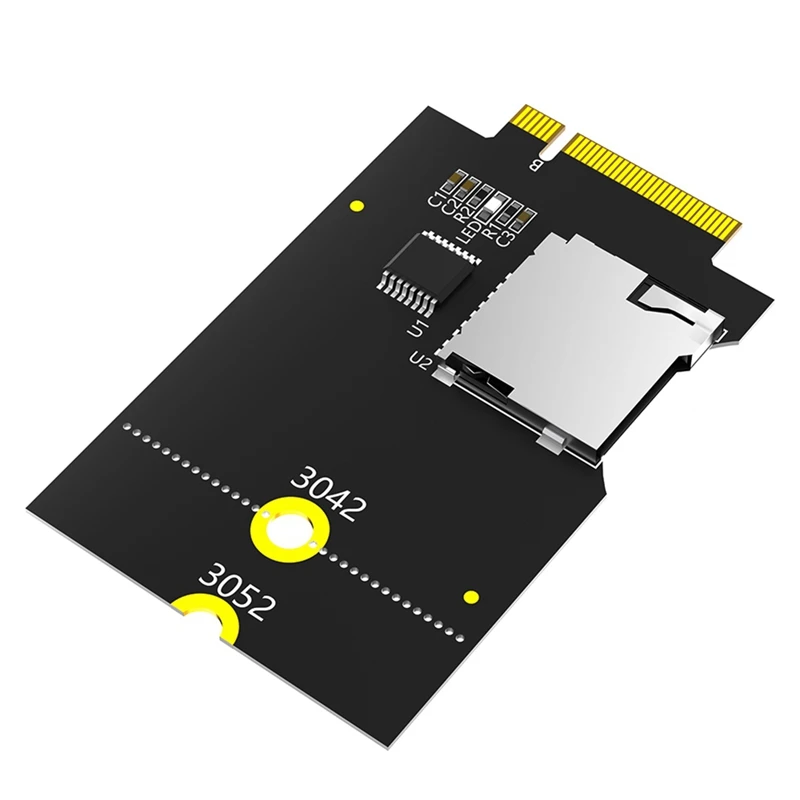 

Адаптер SD-карты TF SDHC SDXC к NGFF Key B (поддерживает USB-шину, а не SATA шину)