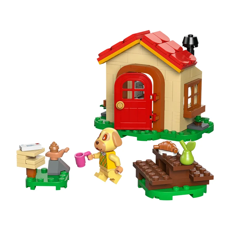 

Building block splicing model, Goldie's comfortable home, building block toys, children's birthday gifts
