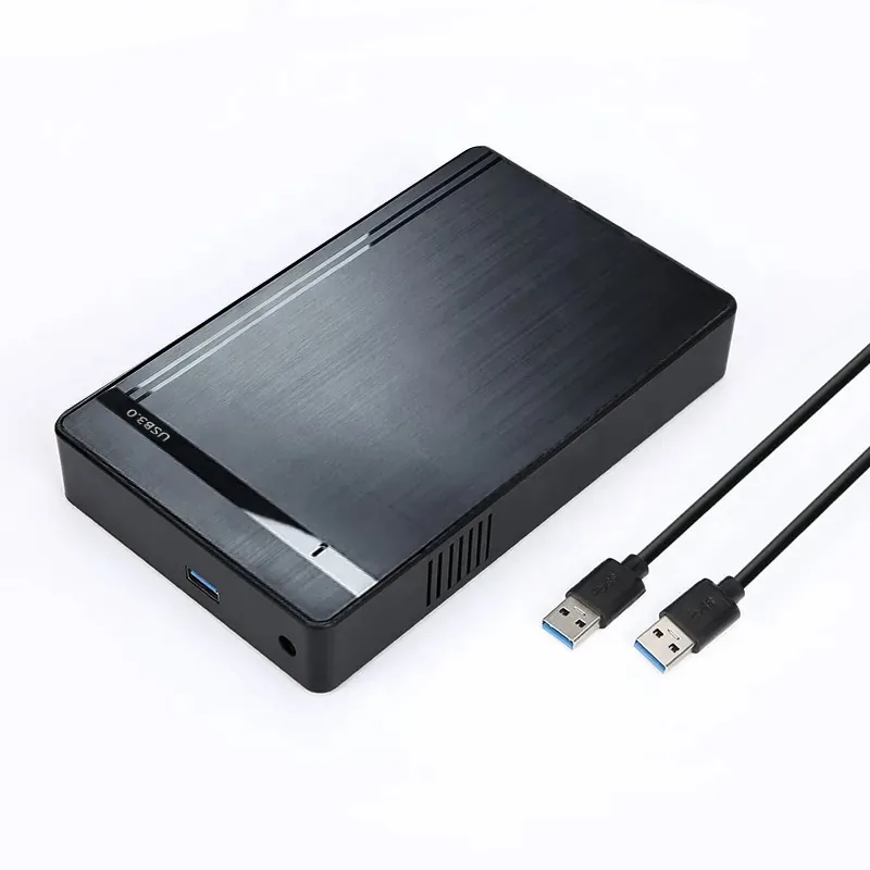 3.5-inch SATA hard drive enclosure with USB 3.0high-speed transfer,tool free installation,external portable hard drive enclosure