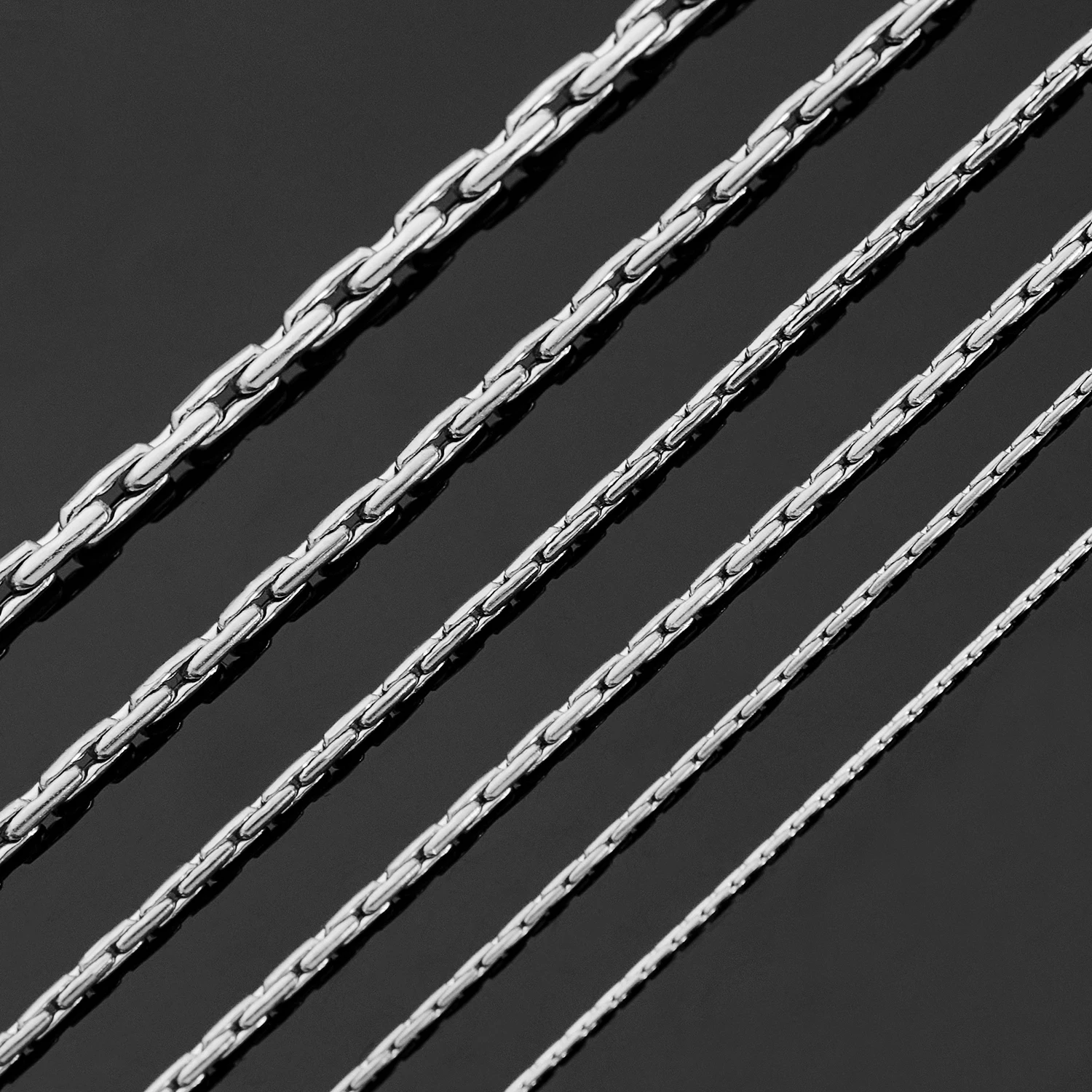 Hip-Pop Wasserdichte Edelstahlkette Großhandel DIY Halskette Hochwertiger Schmuck – Detail 5