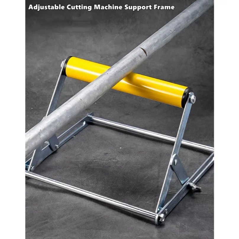 Adjustable Height Table Saw Roller-Stand Attachment,Cutting Machine Miter Saw Roller Support Stand For Woodworking Support Frame