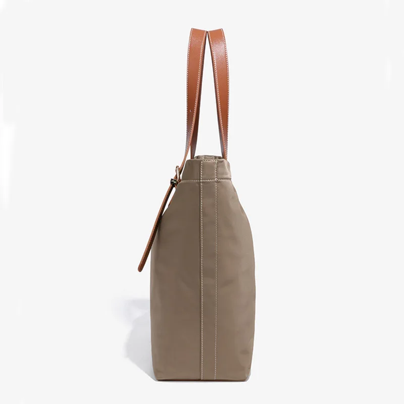 Spring/Summer 2025 Nylon Tote Bag Casual Commuter Universal Mommy Bag Single Shoulder Handheld Large Capacity Student Class Bag