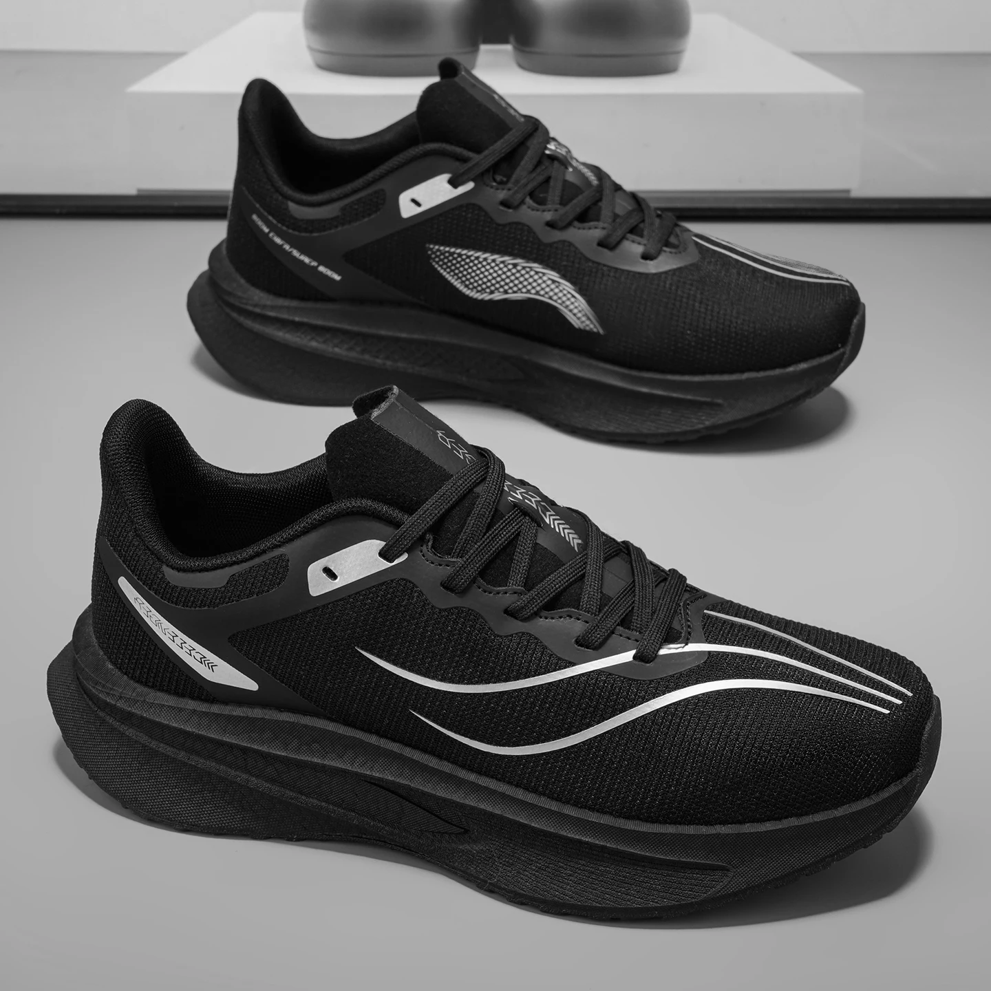 

2026 Air Cushion Jogging Shoes Running Shoes Carbon Board Marathon Men Sports Breathable Lightweight Women's Nonskid Sneakers