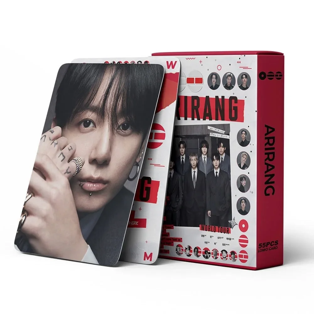 Neuestes Modell BTS Lomo Cards 55-teiliges Set Laser-Fotokarten KPOP Album Kollektion Merchandise Sammelkarten Geschenk für Fans Auf Lager – Detail 24