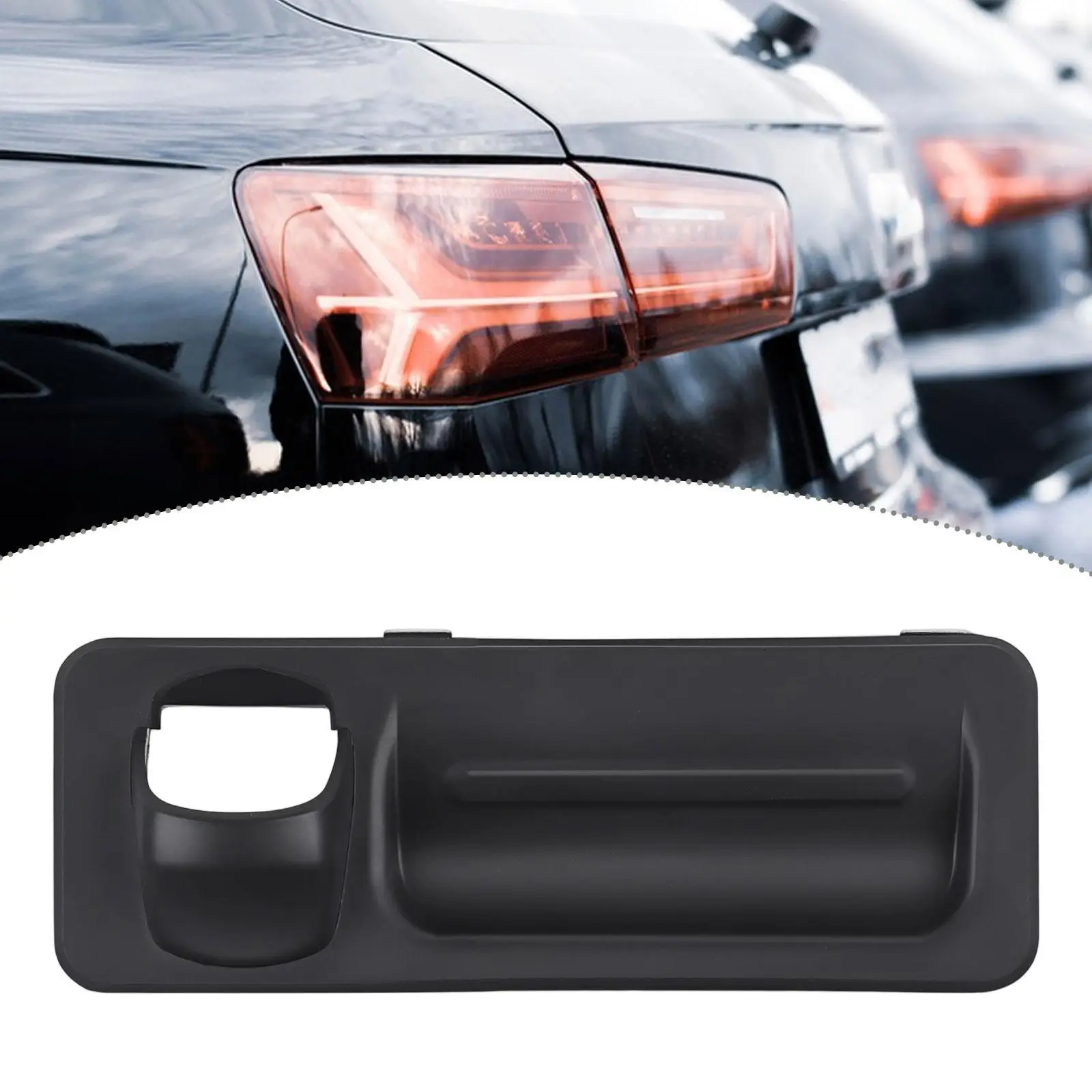 Cerradura de tapa de maletero exterior, manija de puerta trasera, reemplazo para G80 81260B10104x, accesorio para automóvil, fácil instalación, alto rendimiento, negro