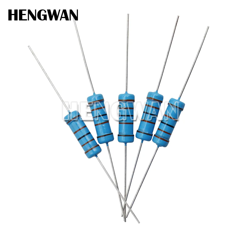 10pcs 3W Metal Film Resistor 1%  0.1R - 2.2M 2.2 10 100 150 220 270 330 470 1K 2.2K 4.7K 10K 15K 22K 47K 100K 220K 470K 1M ohm