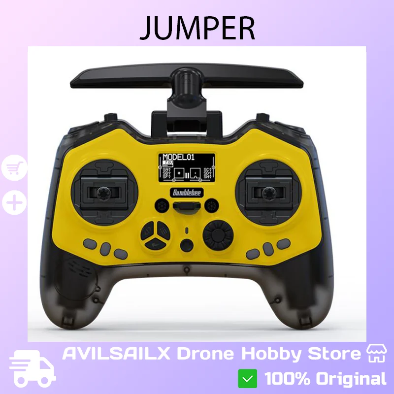 

Пульт дистанционного управления JUMPER | ELRS 2,4 ГГц 1000 мВт | Датчик Холла | Многоцветные варианты