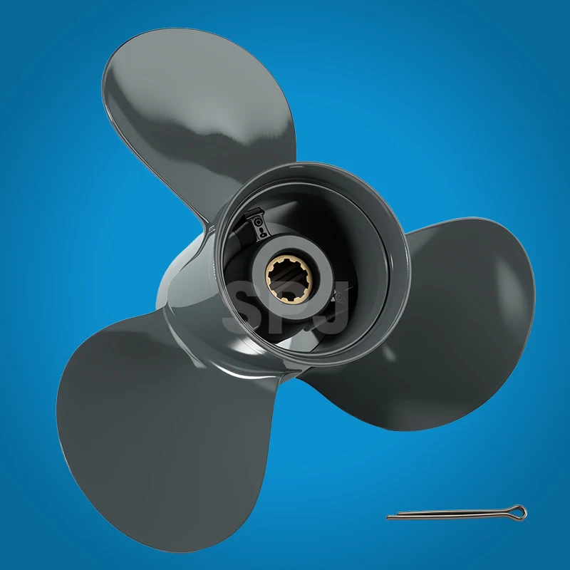 9 7/8*12 Outboard Propeller for HONDA 25HP 30HP Boat 58130-ZW2-F01ZA 3-Blade Aluminum Alloy Marine Props