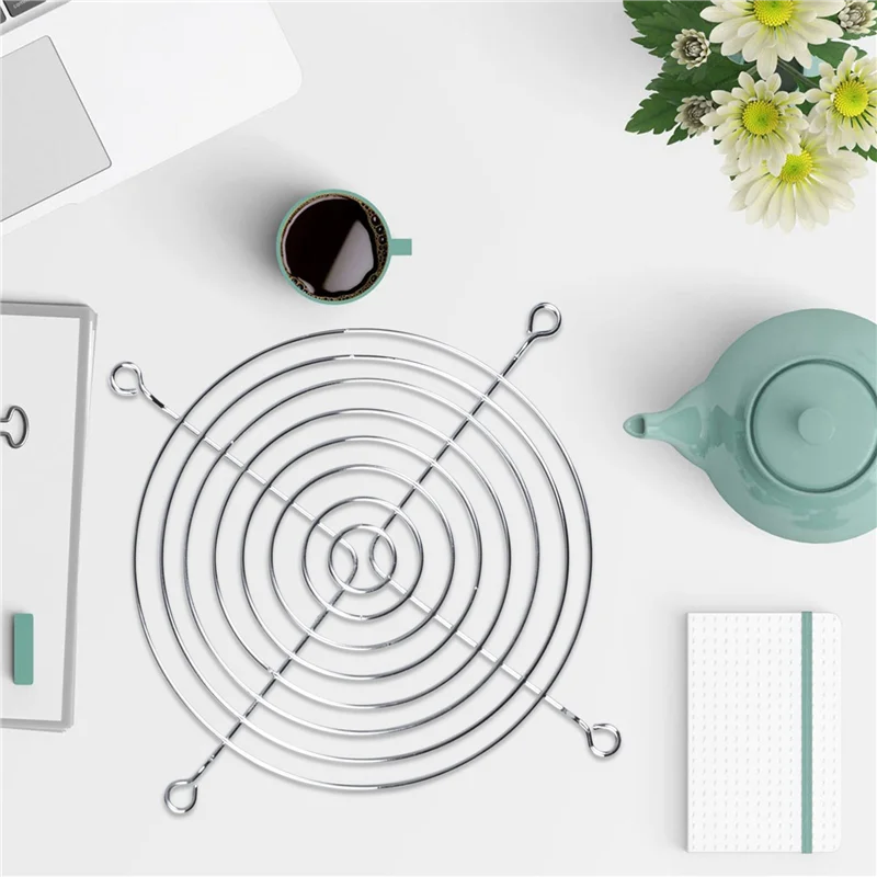 

EDT-15Pcs 120Mm 4.7 Inch Metal Fan Guard Protective Grill For PC Ventilator