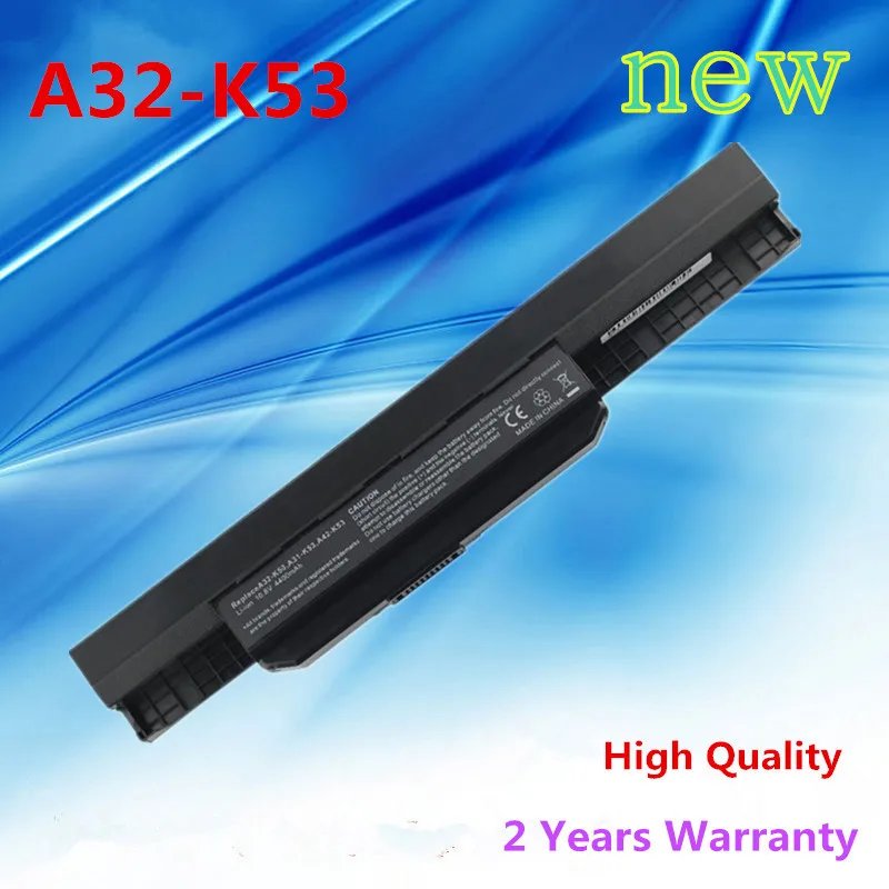 

New high quality 6cells Laptop battery for ASUS X54C X54H X54HR X54HY X54L X54LY A41-K53 A32-K53