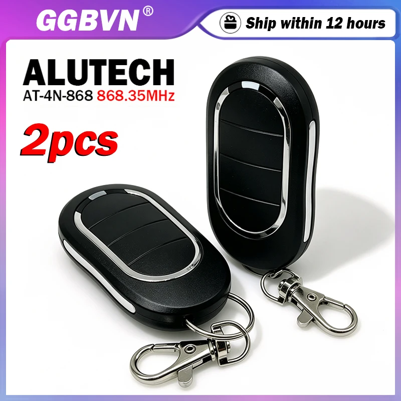 ALUTECH AT-4N 868 MHz Garage Door Gate Remote Control Transmitter ALUTECH AT-4N-868 Command Transmitter 868.35MHz Rolling Code