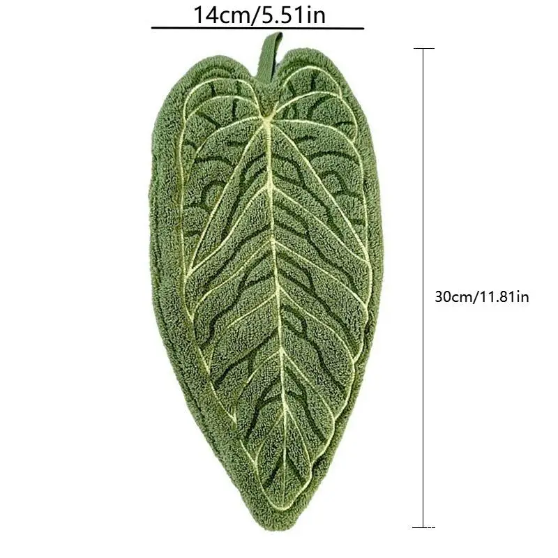 1pc pianta calda appesa addensata asciugamano da cucina asciugamano per pulizia fazzoletto assorbente asciugamano bagno accessori da cucina