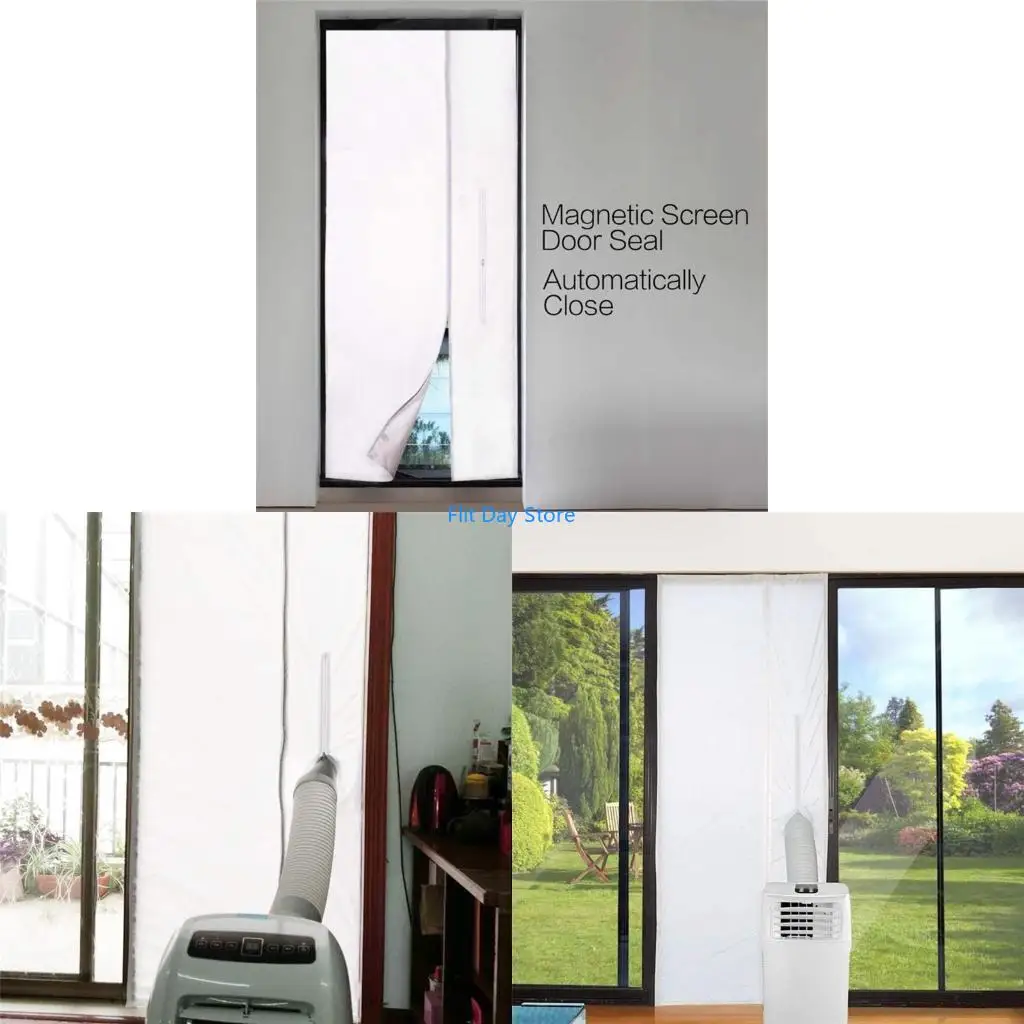 F92C Sealing Cloth for Sliding Door of Mobile Conditioner Air Screen Door Seal Auto-close Air Conditioning Baffle