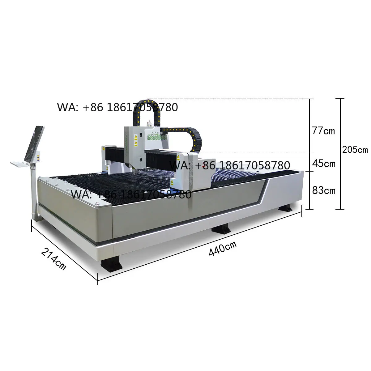ActionLasers 3000W High-Speed Fiber Laser CNC Metal Cutting Machine Supporting AI/DXF High-Accuracy High Safety Level 3-Axis