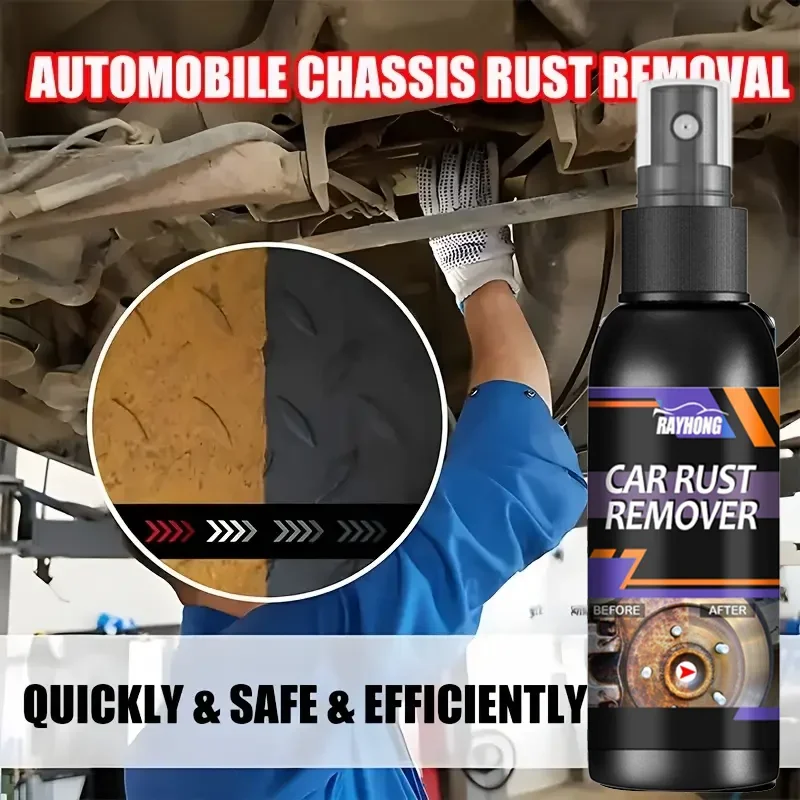 

New Quick-Acting Automotive Car Rust Remover Spray Clean Metal Iron Auto Exhaust Pipe Rust Derusting Spray Stain Removal Agent