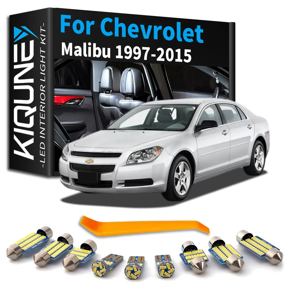 Car LED Interior Light Canbus License Plate Lamp Accessories For Chevrolet Malibu 1997 2000 2008 2010 2011 2012 2013 2014 2015
