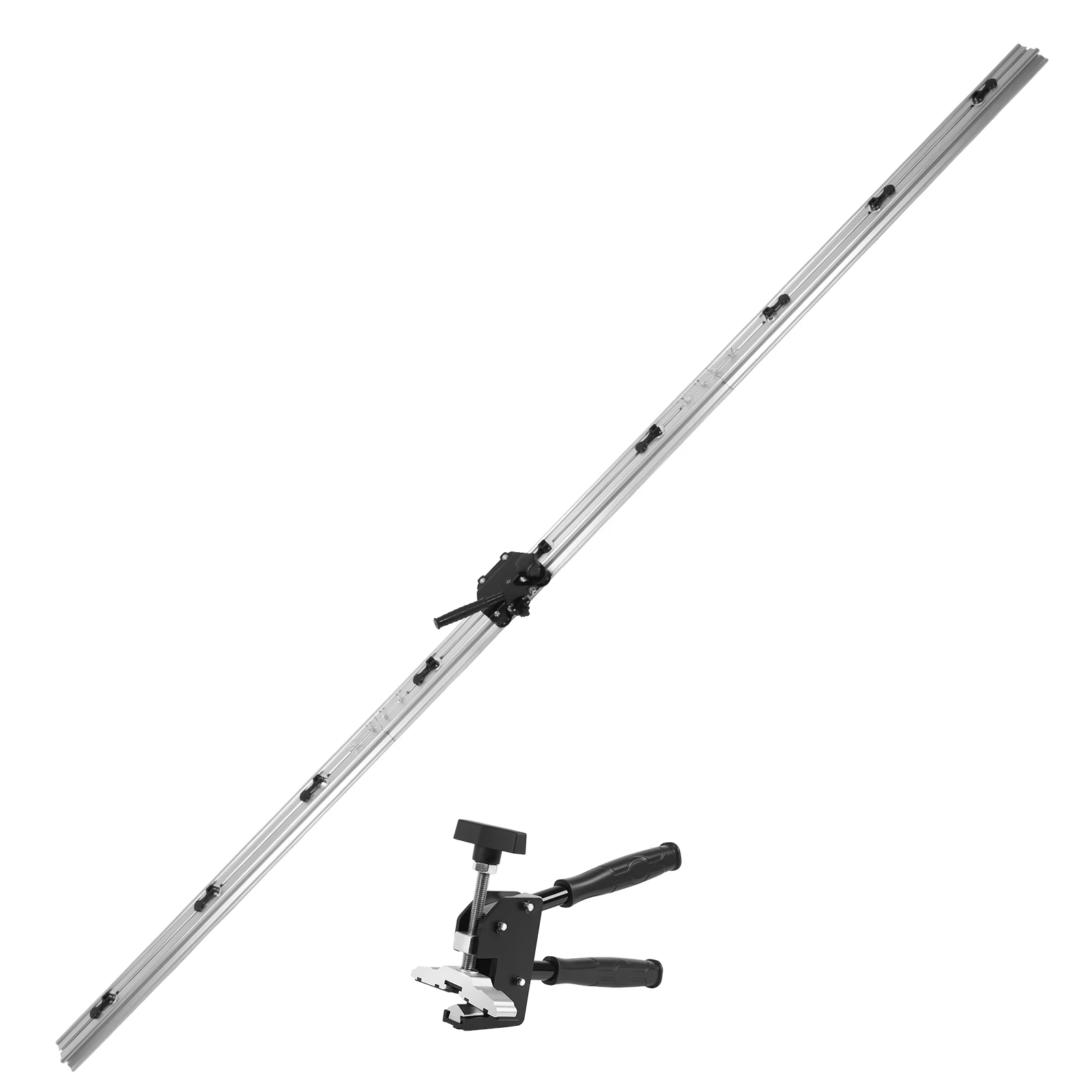 Cortador de azulejos portátil de 106 polegadas para azulejos com espessura de até 0,47 polegadas com ventosas integradas para formatos grandes