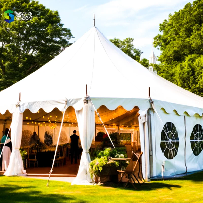 200 Seating Sperry Sailcloth Fire Waterproof Outdoor & Indoor Use A-frame Events Wedding Party Promotion Pole Tent