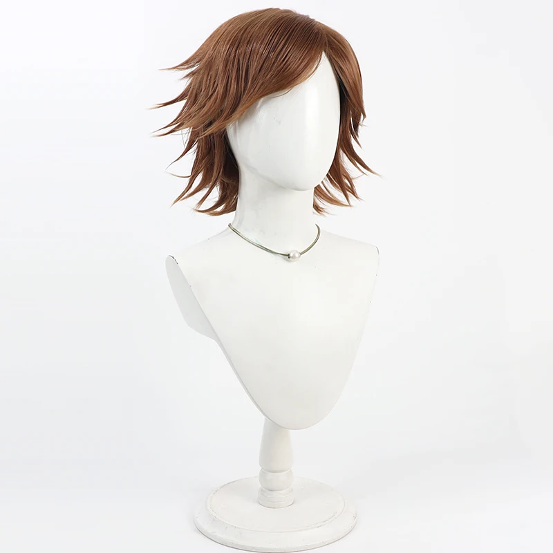 لعبة Tekken 8 Asuka Kazama شعر مستعار تأثيري حفلة الهالوين الدعامة الشعر الاصطناعية ألياف مقاومة للحرارة + غطاء شعر مستعار