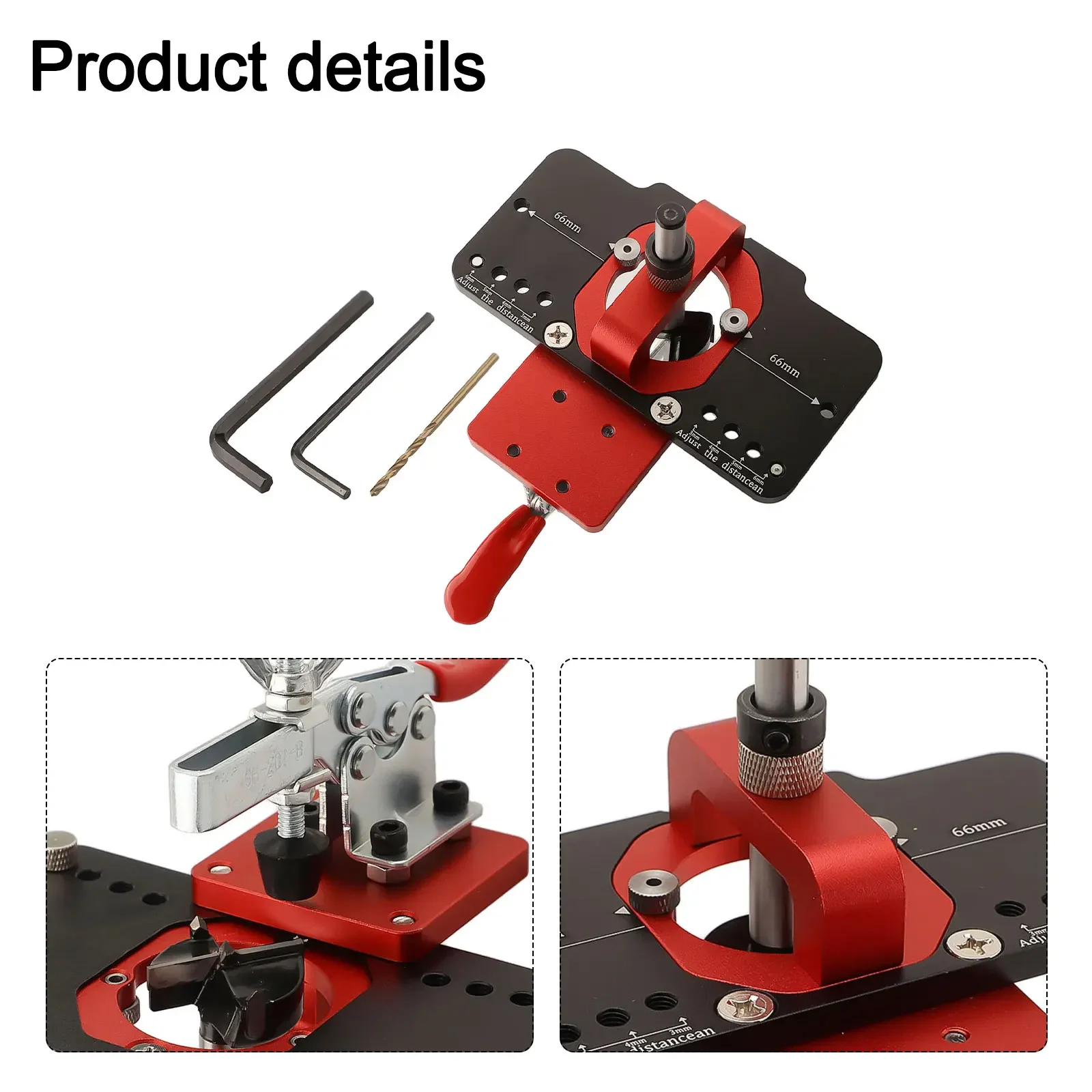 1set 35mm Hinge Jig Drill Positioning Guide Locator Drilling Hole Puncher Install Cabinet Doors Locator Ower Tools Accessories