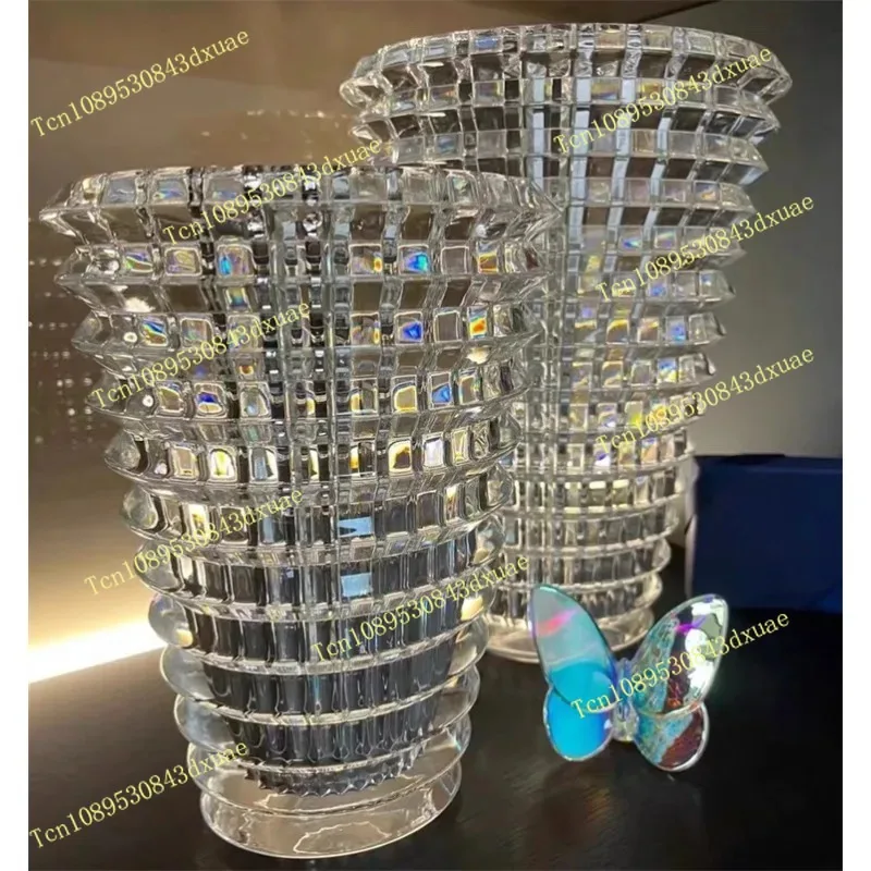 Luxury France Baccarats Premier Vase High-end Crystal Bottle Home Decor Items for Wedding Tabletop Floor Gift