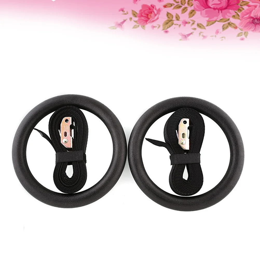 Gymnastic Ring Set Fitness Rings for Full Body Strength and Bodyweight Training Cross-Training Workouts