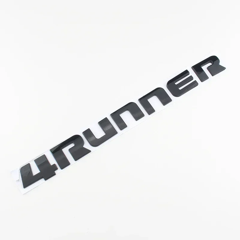 3D ABS Letters 4RUNNER Tailgate Logo Rear Boot Trunk Emblem Badge Sticker Decals Car Styling Accessories For Toyota Tundra