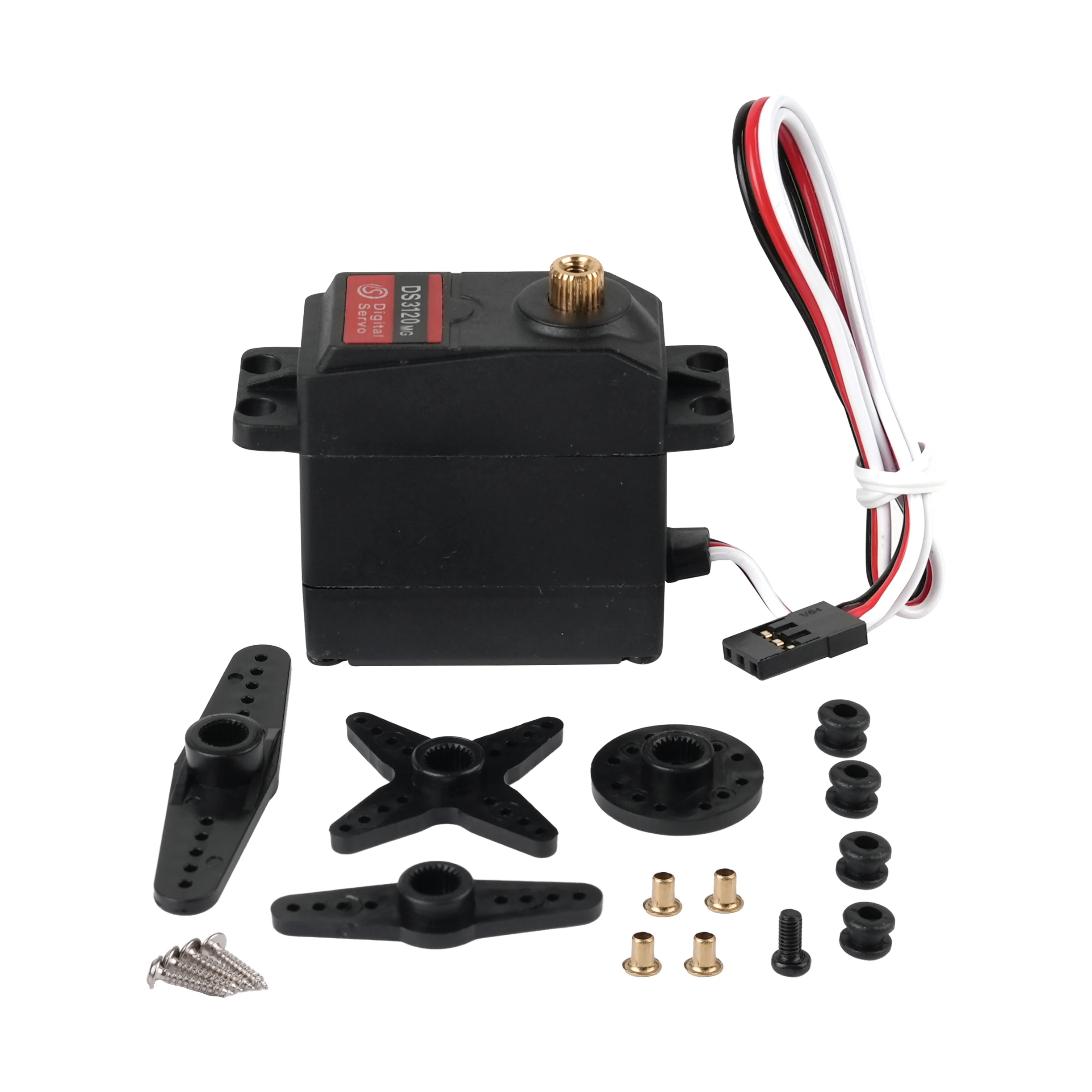 DS3120MG เซอร์โวดิจิตอล 20 กก. 180 องศา ° /270 °   มอเตอร์แรงบิดสูง 4.8-6.8V สำหรับรถหุ่นยนต์/โมเดล