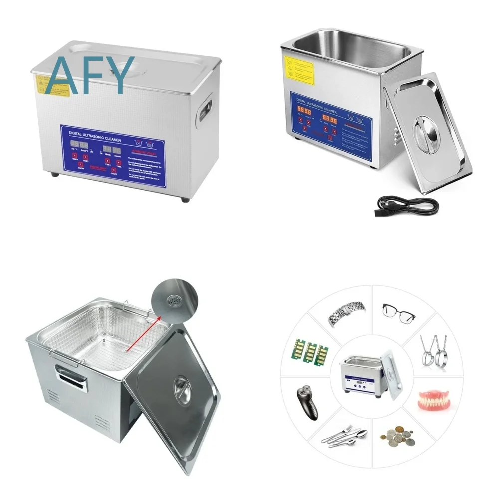 Ultrasonic Cleaner for Industrial Use 2L to 30L Multi Tank Cleaning Machine for Jewelry Dentures Eyeglasses Lab Equipment PCB