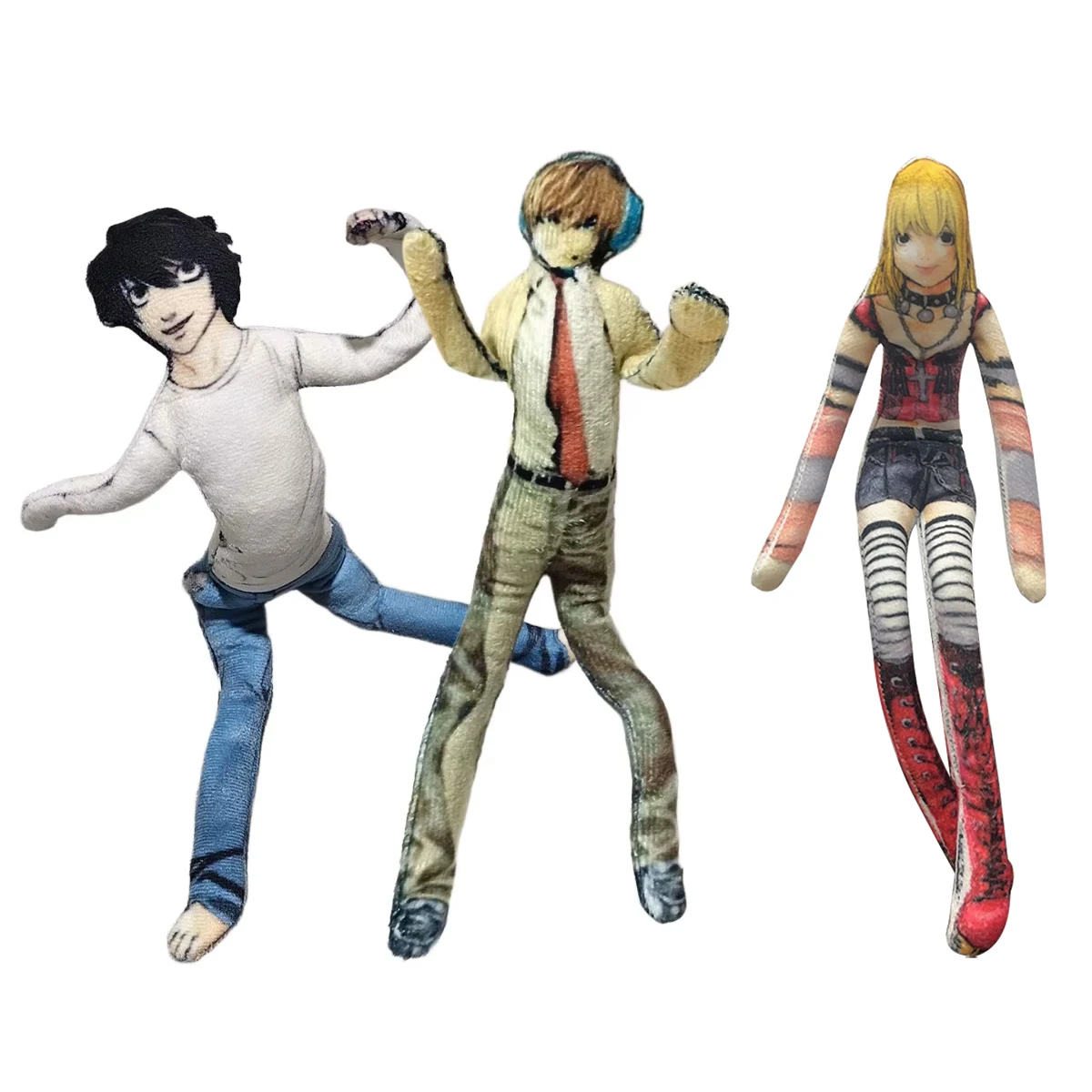 Figurine Anime L·Lawliet, Poupée Cosplay Yagami Light, Jouets en Peluche L Misa Amane, Modèle Abstrait, Figurine Misamisa, Décoration de Chambre Tendance, Cadeau
