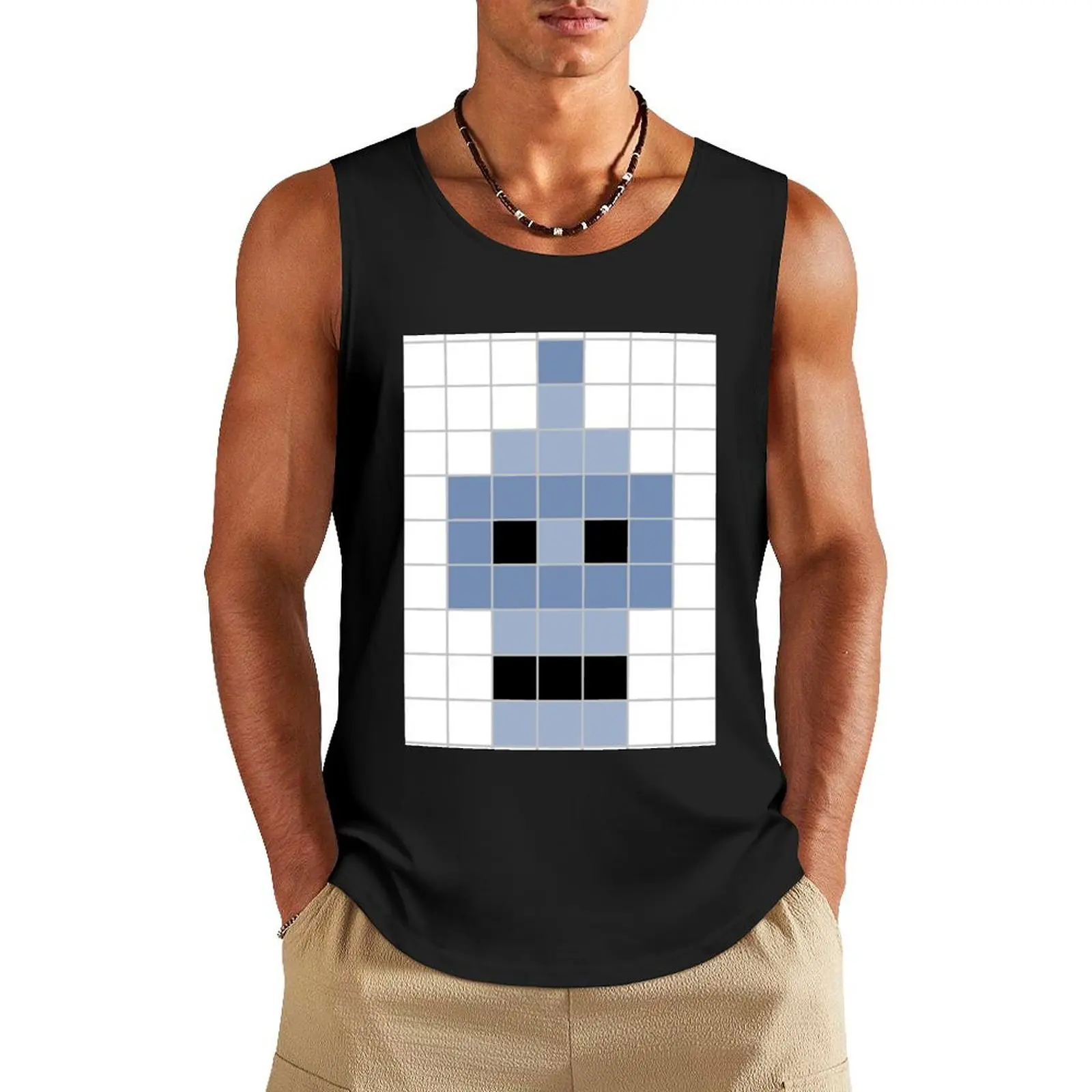 

Bender Tile Graffiti Tank Top summer clothes Men's clothing