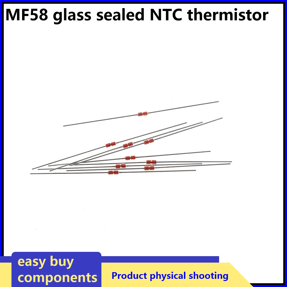 20 個 NTC サーミスタ MF58 ガラス密封ダイオード抵抗 5K 10K 20K 50K 100K B 値 3950 精度 5% 電気加熱炉付き