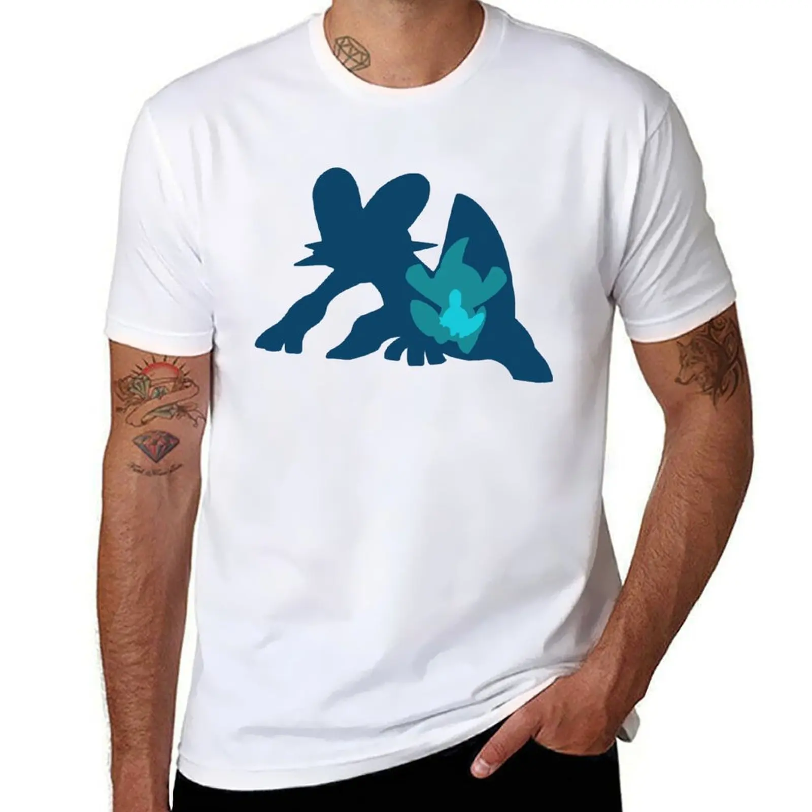 

Mudkip Marshtomp Swampert Evolution Art Essential T-Shirt anime t shirts for man t shirts for man graphic tees T-Shirt