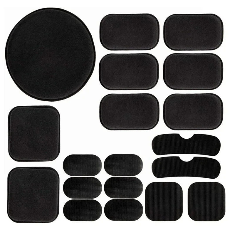 New Universal Airsoft 19pcs Helmet Pads, Helmet Replacement Foam Padding Kits Set Mats for Fast/Mich/ACH/USMC/PASGT Helmet