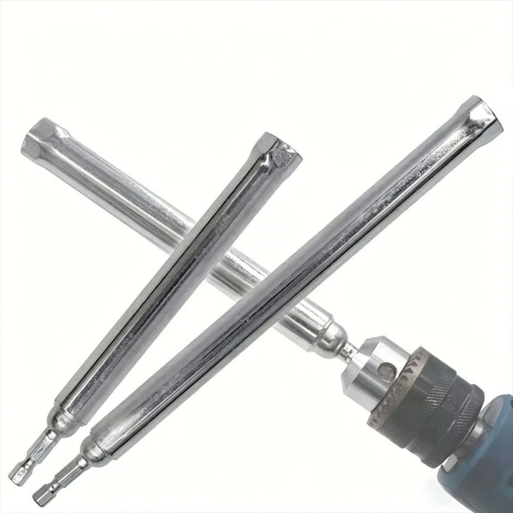 Hex Socket Ceiling Leveling Sleeve 14mm Hollow Rod Compatible with M8 Hanging Rod 45# Steel Silver 86g Lightweight