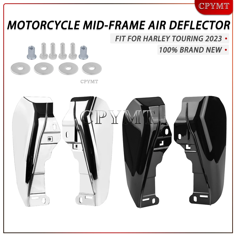 

Motorcycle Air Deflector Mid-Frame Heat Shield Trim Cover fit For Harley Touring Street Glide Road Glide CVO FLTRXSE FLHXSE 2023