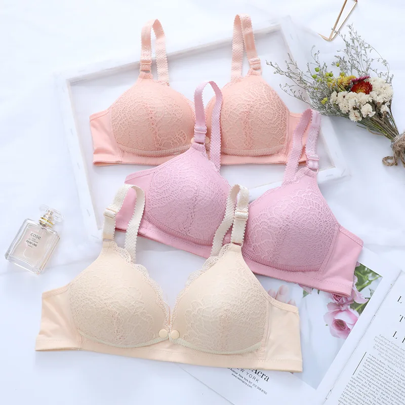 Cotton Nursing Bra Summer Breathable Breastfeeding Bras for Women Maternity Bra Plus Big Size Easy Feeding Bra Wire Free