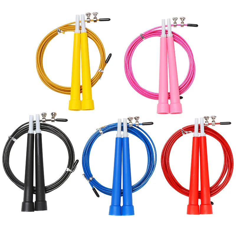 Speed Jumping Rope Steel Wire Durable Fast Jump Rope Cable Sport Children\'s Exercise Workout Equipments Home Gym